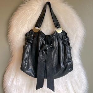 Super cute Kooba Black Leather Shoulder Bag